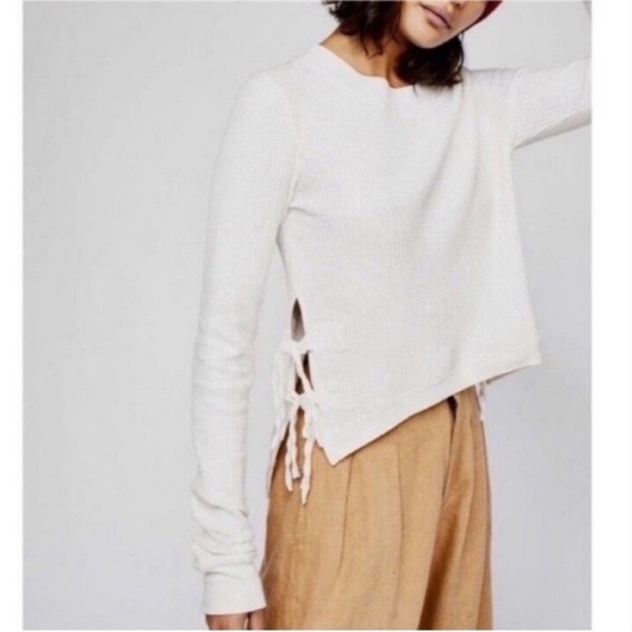 White free people thermal top - Picture 6 of 8